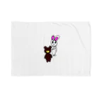 YAG STOREの娘の絵シリーズ～rabbit＆bear～ Blanket