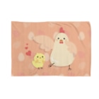 あかえほ & ちびそざいのにわとりとひよこのブランケット【あかえほ公式】 Blanket