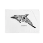 Wakameleonの白黒イルカ Blanket
