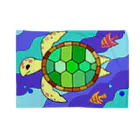 星華 -SEIKAcreate-のウミガメの旅 ブランケット