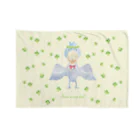 ハシビロ☆SHOPのクローバー☆ハシビロコウ Blanket