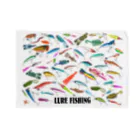 猫と釣り人のLURE_1_BL Blanket