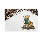 犬グッズの店しえるぶるーのマフラー犬　ブランケット　コーギー Blanket