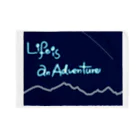 hajime's shop のLife is an adventure！（山の夜空ver.） ブランケット