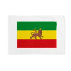 DRIPPEDのRASTAFARI LION FLAG-エチオピア帝国の国旗- Tシャツ Blanket