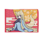 しのの花と烏とみみしっぽ Blanket