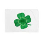 Fred HorstmanのMy Four Leaf Clover 私のフォーリーフクローバー ラッキー Blanket