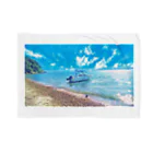 watertrickの常夏の海とサッカーボール Blanket