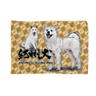 オリジナル工房プリントンの紀州犬 イラストブランケット Blanket