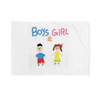 絵が下手な人。のBoys & Girls ブランケット