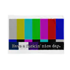 身散ル屋のカラーバー Have a fxxkin nice day  Blanket