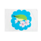 LalaHangeulの桜とメジロさん Blanket