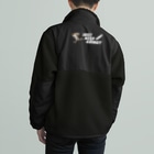 “すずめのおみせ” SUZURI店のJUST KEEP GOING Boa Fleece Jacket