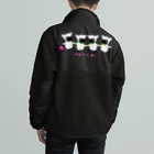 loveclonesのRespect the GOAT やぎさん おゆうぎ会 0592 黒ヤギ座 Boa Fleece Jacket