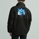 のんびりアート工房の氷のクリスタル Boa Fleece Jacket