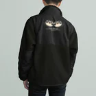“すずめのおみせ” SUZURI店のだいきち＆りん（ネバーギブアップ） Boa Fleece Jacket