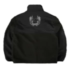 yuki-tsubakiのBetty skull 恋心 Boa Fleece Jacket