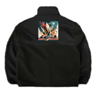 のんびりアート工房のガラクタアート Boa Fleece Jacket