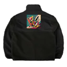 のんびりアート工房のガラクタアート Boa Fleece Jacket