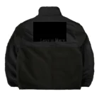 migaluの漆黒のミニマルデザイン ボアフリースジャケット