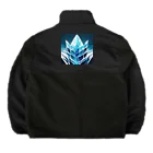 のんびりアート工房の氷のクリスタル Boa Fleece Jacket