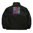 水草のflowers Boa Fleece Jacket