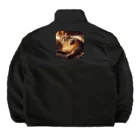 ニャーちゃんショップの春眠のネコ Boa Fleece Jacket