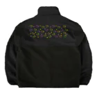 🐸かえるさんと仲間たち🐸のかえるちゃんと花 Boa Fleece Jacket