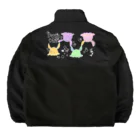 🐈ねこうさぎ🐇の今日も仲良くメンダコうさぎ Boa Fleece Jacket