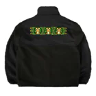 ハナドリカ SUZURI店のタケタケタイガー Boa Fleece Jacket
