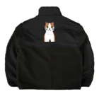 aiueoneko358の茶ハチワレちゃん Boa Fleece Jacket