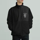 やべーべや公式SUZURIグッズのBoys, be ambitious！だべや（白単色） Boa Fleece Jacket