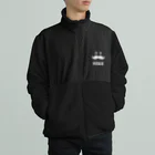 トシゾーのSUZURIのとこのヒゲHIGE（白抜き） Boa Fleece Jacket