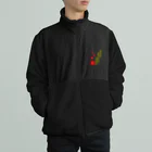 LalaHangeulの気をつけて Boa Fleece Jacket