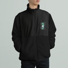LalaHangeulのSeahorse Dad グリーン Boa Fleece Jacket