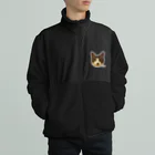 猫カフェ ぶぅたんグッズショップの絵文字ミロくん Boa Fleece Jacket