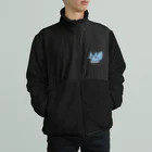 つちのこきづちのつちのこやさんのこめきつね・ぶるー Boa Fleece Jacket