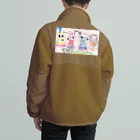 No.141_OneForOnesの焦げたパンしか作れないくまちゃん😨 Boa Fleece Jacket