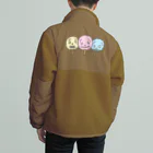Siderunの館 B2の【バックプリント】ドクロ風味な綿菓子 Boa Fleece Jacket