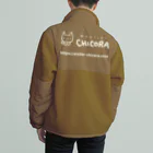 ちこらとおやじちこら CHICORA & OYAJICHICORAのAtelierCHICORA公式ロゴ ボアフリースジャケット
