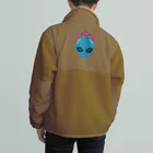 LalaHangeulの외계인(宇宙人) ハングルデザイン Boa Fleece Jacket