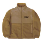 GORILLA SQUAD 公式ノベルティショップのGORILLA SQUAD ロゴ黒 Boa Fleece Jacket