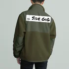 ... Side GiGのside GiG ロゴ ボアフリースジャケット