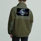 SPACE Shooting Star 🌟☆彡の地球儀🌍🌎🌐🌏悪魔 😈 ORIGAMI🚀✨ブラック👿😈⚫️ Boa Fleece Jacket