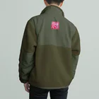 HAPPY FIELDの神様が宿る字 Boa Fleece Jacket