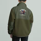 kazu_gのロボットバイク便(濃色用) Boa Fleece Jacket