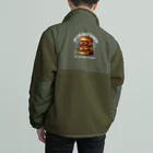 kazu_gのあなたを満足させるバーガーを!（濃色用） Boa Fleece Jacket