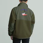 NIKORASU GOのボートレースデザイン「まくり差し」（Tシャツ・パーカー・グッズ・ETC） Boa Fleece Jacket