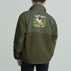 “すずめのおみせ” SUZURI店の東京すずめ（I don't know） Boa Fleece Jacket