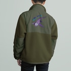 LalaHangeulのGhost Shark　ハングル版　バックプリント Boa Fleece Jacket